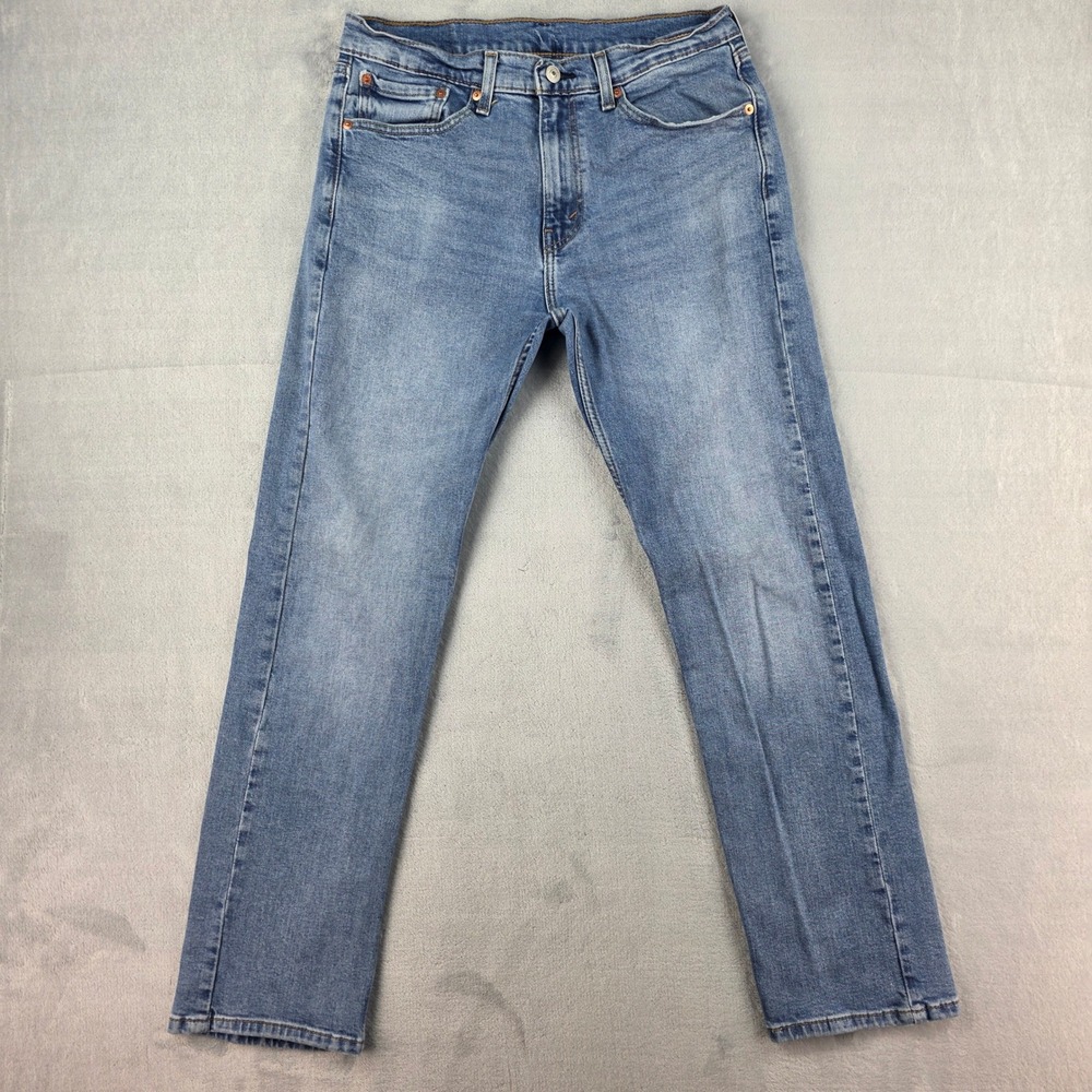 Levis 505‎ Regular Fit Jeans Mens 32x32 Blue Medium Wash Denim 00505-2669
